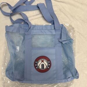 NBA Washington Wizards Light Blue Mesh Tote